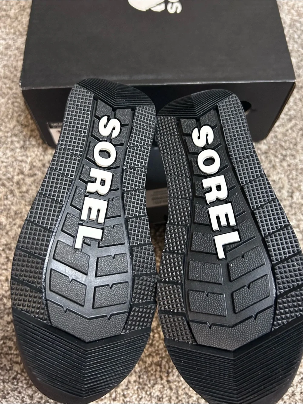 NEW Sorel Whitney II Puffy Mid Winter Boots Black/Multi Size 10 Toddler